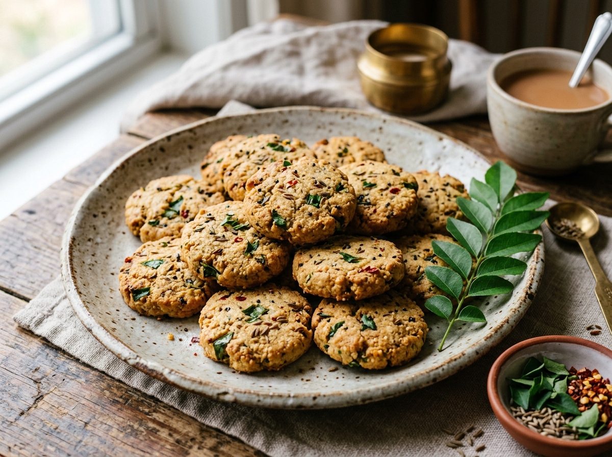 Millet Spicy Butter Cookies