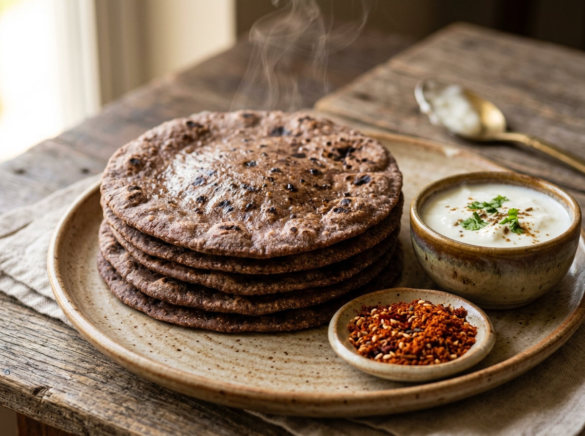 Soft Finger Millet Rotis (Soft Ragi Rotis)